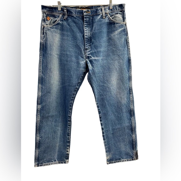 Wrangler FR Jeans 13 Original Flame Resistant Industrial Work Trucker 40 x 30 - Picture 1 of 15